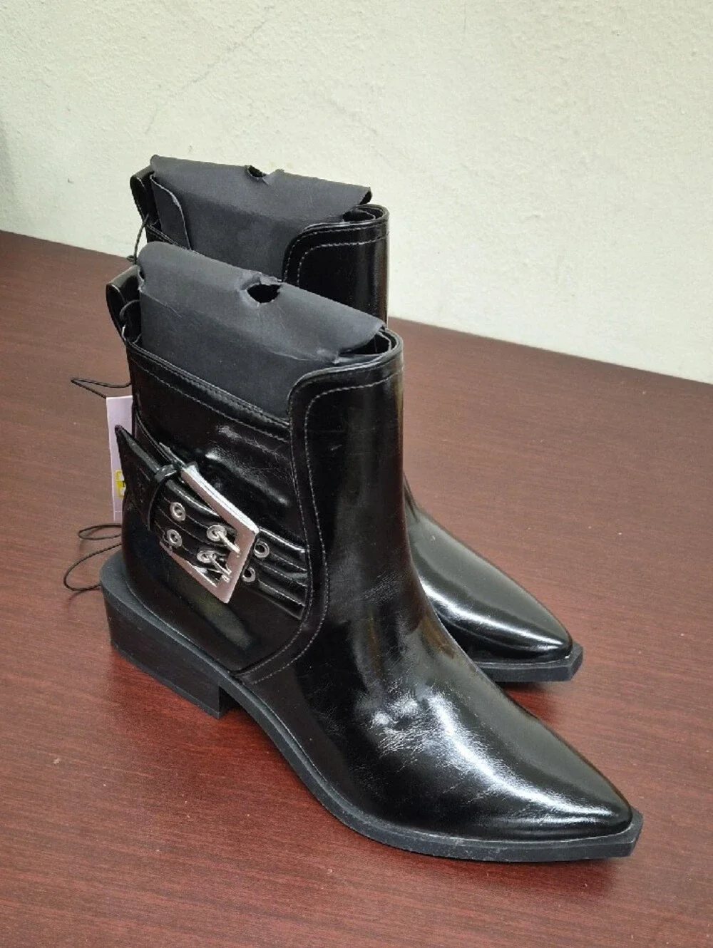 wild fable Black Ankle Boots W/ Memory Foam Size 6.5